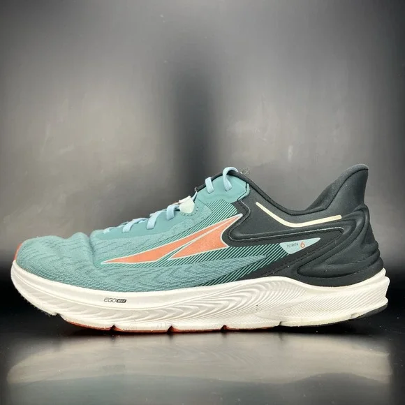 Altra Torin 6 Running Shoes - Men's Size 12 'Teal/Orange' (AL0A7R6T305)