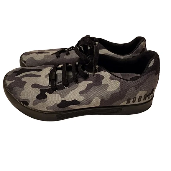 NOBULL Men’s Gray Camo Athletic Shoe