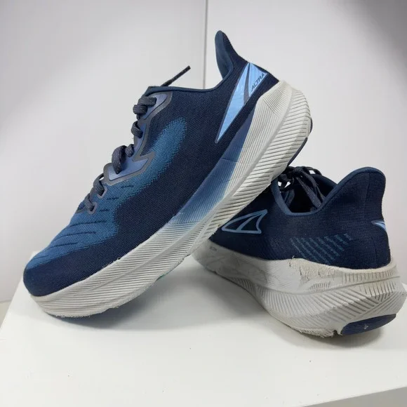 Altra Experience Flow Navy Blue Running Shoes Men's Size 10 Low Top Sneakers