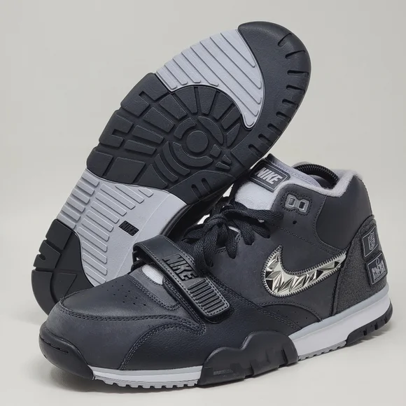 Nike Air Trainer 1 SB LVIII Super Bowl Men’s Size 8.5 Anthracite FJ6195-001 New