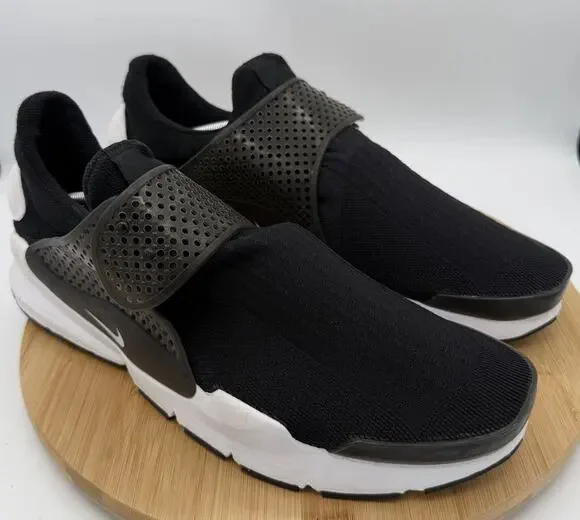 Nike Sock Dart Men’s Size 12 Running Sneakers Shoes Black White 819686-005