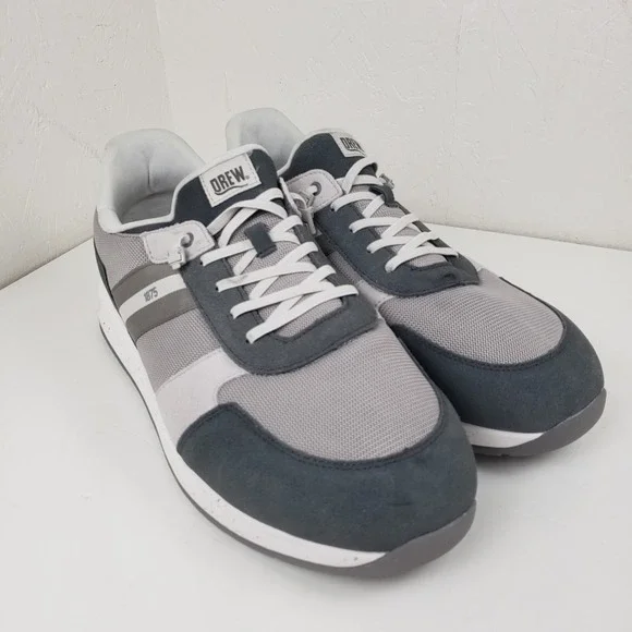 Drew Connor Men's Size 15 6E Grey Walking Shoes Slip In Sneakers 40113-43