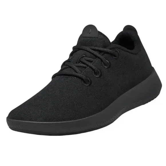 Allbirds Mens Wool Runner Mizzle Sneakers US 7 EU 39.5 Black Athletic NIB
