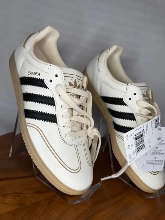 Adidas Samba LT Ivory Black Gum Sneakers NWT Men’s 6 Women’s 7.5 MSRP $120