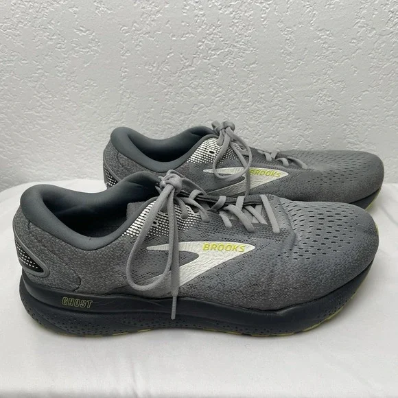 Brooks Ghost 16 Mens 14 (4E) Gray Activewear Running Training Style 1104184E040