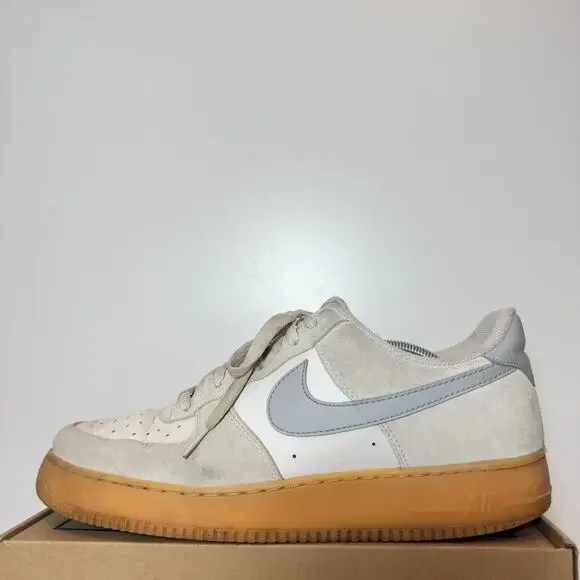 Nike Air Force 1 '07 LV8 Mens Size 13 Phantom Smoke Gray Gum Leather Sneakers