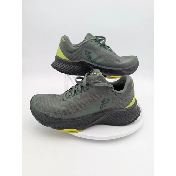 R.A.D R-1 Training Shoes Men's Size 8.5 Green SwellFoam Cross Training Running