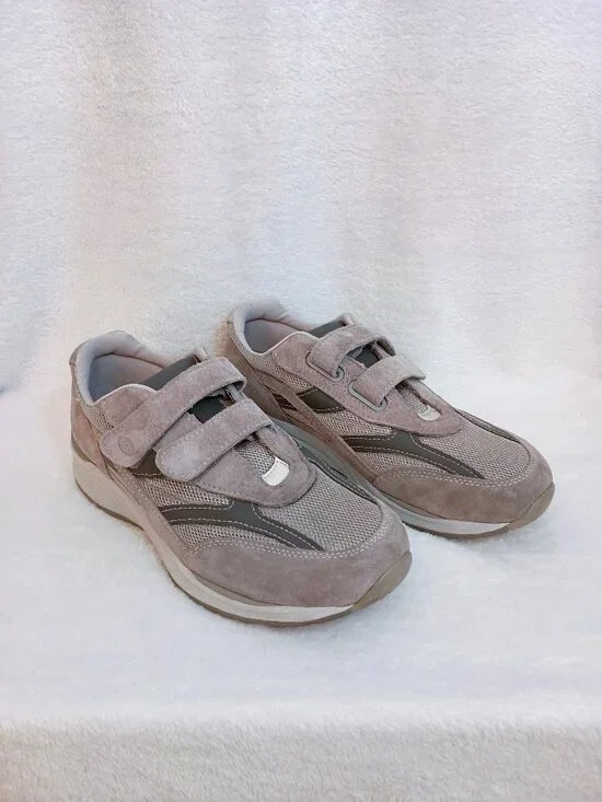 SAS Men's JV Mesh Active Sneaker Hook & Loop Gray Sz 11 M Orig $225 MINT Cond