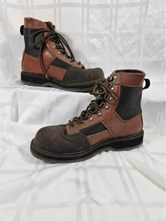 Vintage Hodgman Lakestream Fly Fishing Wading Boots Size 11