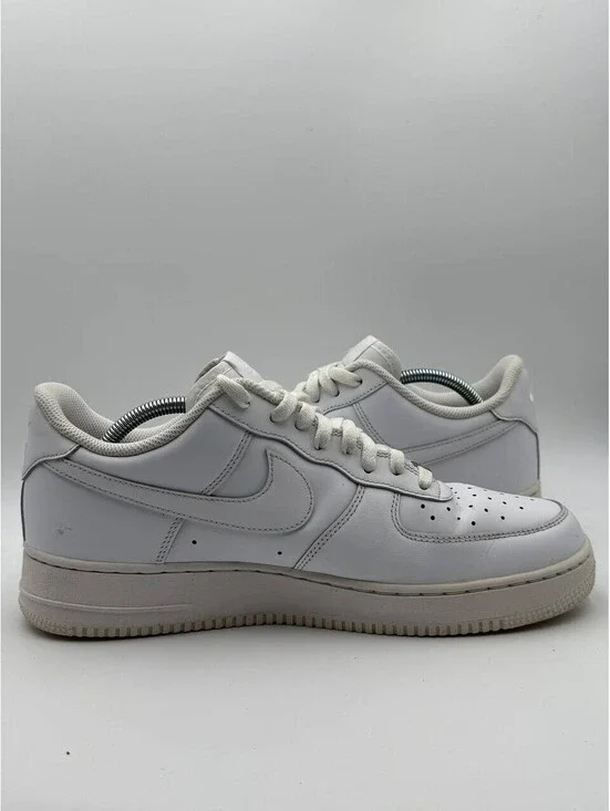Nike Air Force 1 Low Triple White Leather Sneakers CW2288-111 Men’s 11