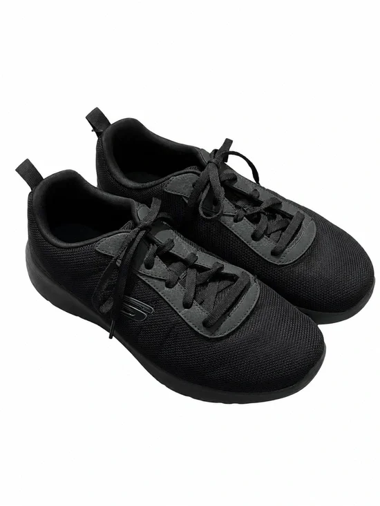 Skechers Dynamight 2.0 Sneakers 10.5M Black Memory Foam Walking Shoes