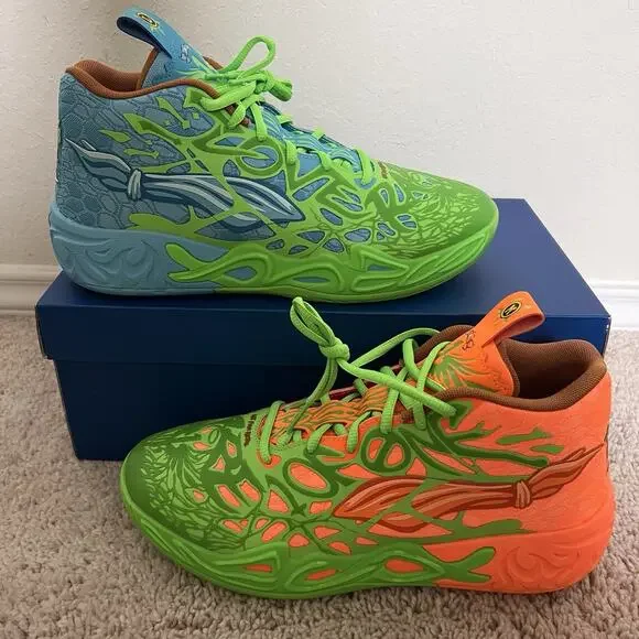 PUMA MB.04 Teenage Mutant Ninja Turtles Sneakers Green 311307-01 Size 9.5 New