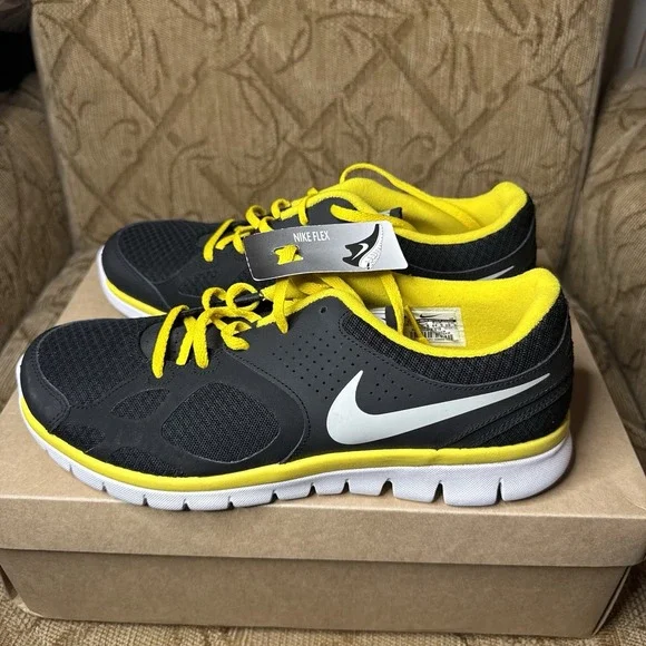 Rare‎ Nike Flex 2012 RN Mens Running Shoes 512019-013 Black Size 10.5 New