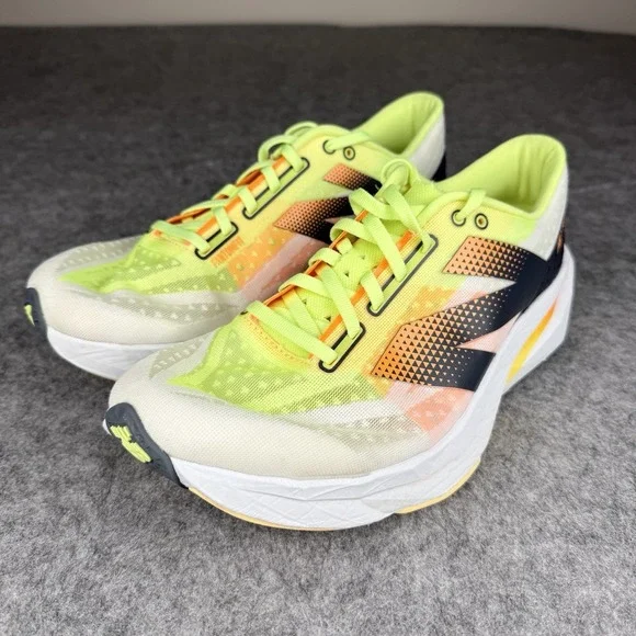 New Balance FuelCell Rebel v4 Mens Size 10 White Athletic Running Shoes Sneakers
