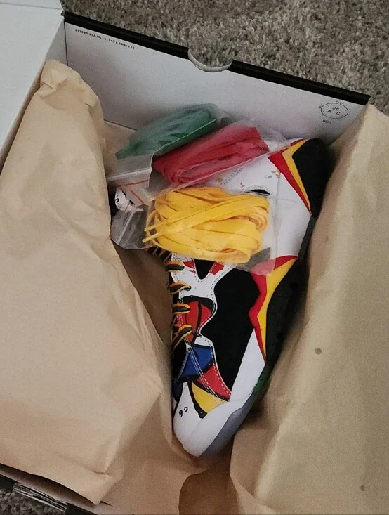 BRAND NEW AUTHENTIC AIR JORDAN VII RETRO BB 'MIRO OLYMPIC' SIZE 7.5