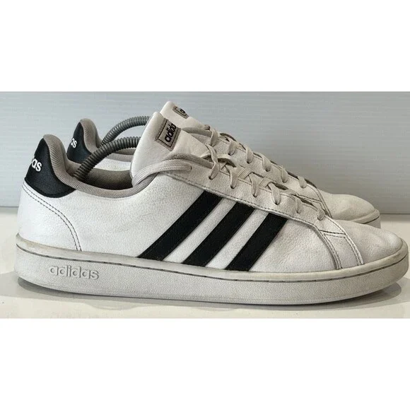 Adidas Mens Grand Court F36392 White Casual Shoes Sneakers Size 12