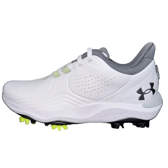 Under Armour Mens Size 4 Golf Shoe UA Drive Pro Storm White 3028725-100 New