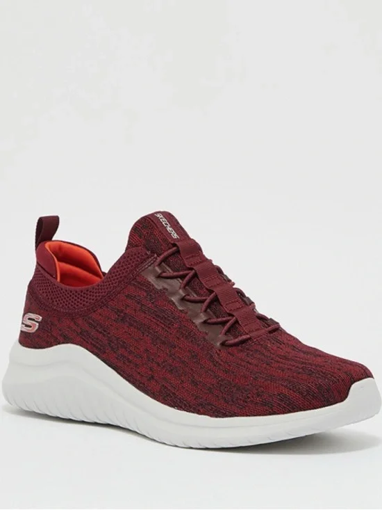 Skechers Men's Ultra Flex Cryptic sneakers in a red and black men’s size 11