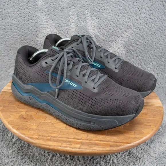 Brooks Ghost Max 2 Shoes Mens Size 12 EE Ebony Blue Sapphire Running Sneaker