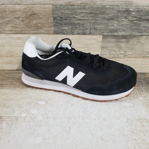 New Balance 515 v3 Mens Shoes Sz 10.5 D Athletic Black White Lace-Up Sneakers