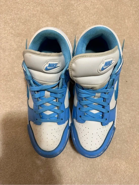 Nike Kids Blue and White High-Top Sneakers