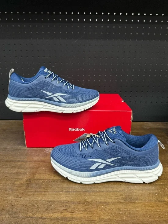New W/ Box! Mens Reebok Road Strider Batik Blue White Running Sneakers Size 11.5
