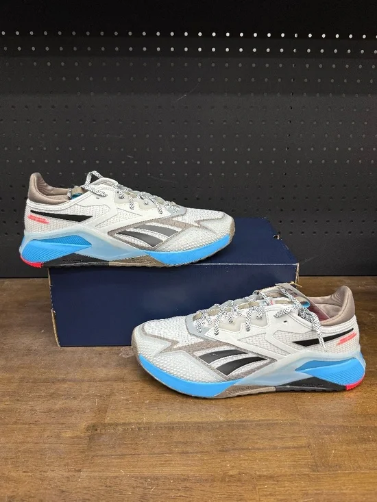 New W/ Box! Men's Reebok Nano X2 TR Adventure 'Grey Radiant Aqua' Sneakers