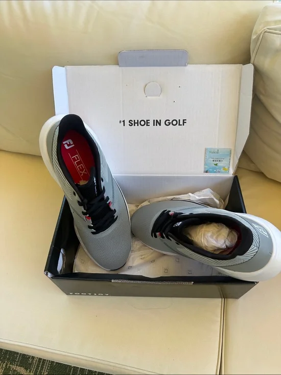 FootJoy Men's Athletic Golf Shoes - Gray/Black