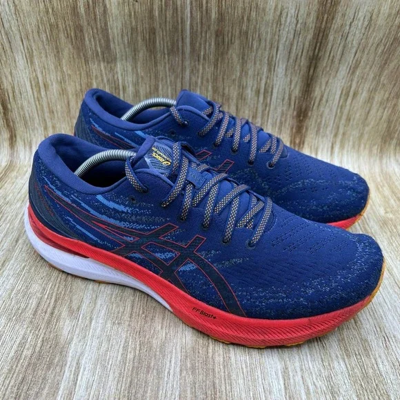ASICS GEL-Kayano 29 Men's Size 12 Blue Red Running Shoes Sneakers 1011B440