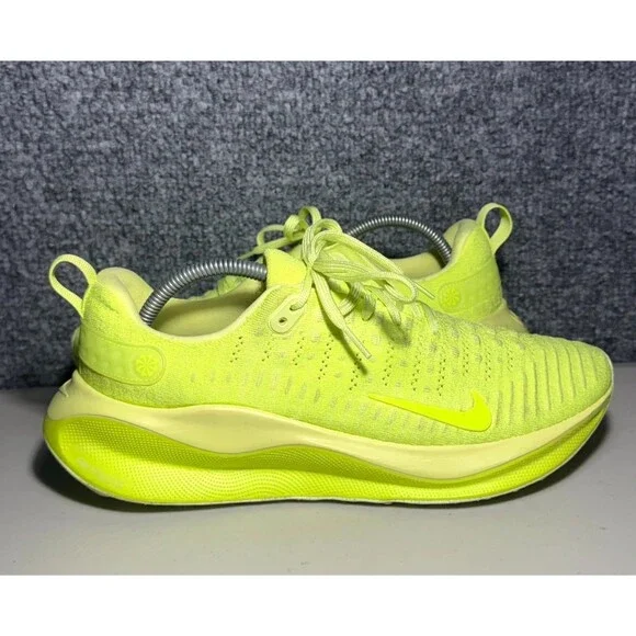 Nike Infinity RN 4 Sneakers Vibrant Volt Lace Up Road Running Shoes Mens Sz 10.5