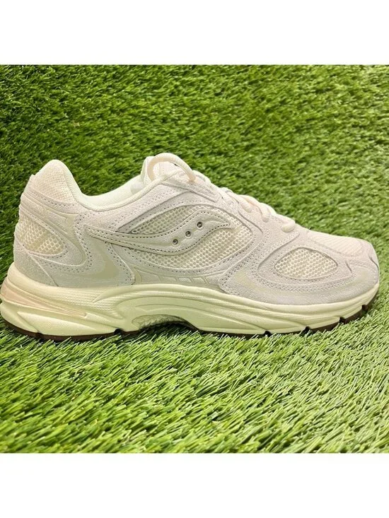 Saucony Grid Jazz 9 Mens Size 10.5 Ivory Athletic Running Walking Shoes Sneakers