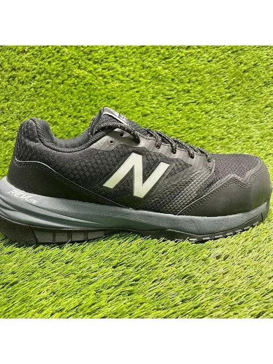 New Balance 589v1 Mens Size 10.5EE Black White Composite Toe Safety Work Shoes