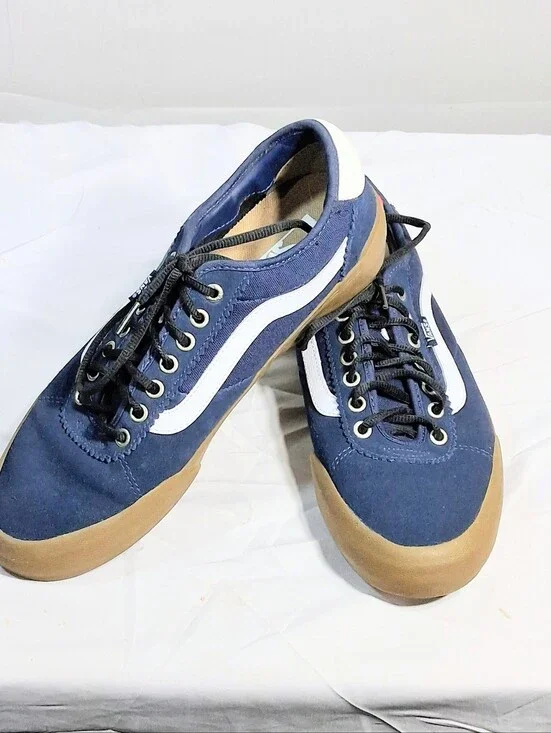 Size 10 Vans Suede Blue  Gum Soles Chima Ferguson Durable Pro Skateboard Shoes