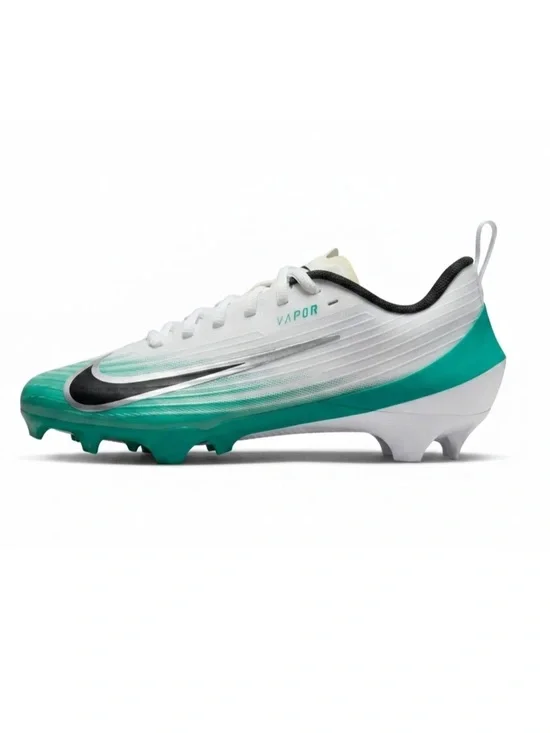 Nike Men's Vapor Speed 3 White Stadium Green Football Cleats HM8849-100 Sz 9.5
