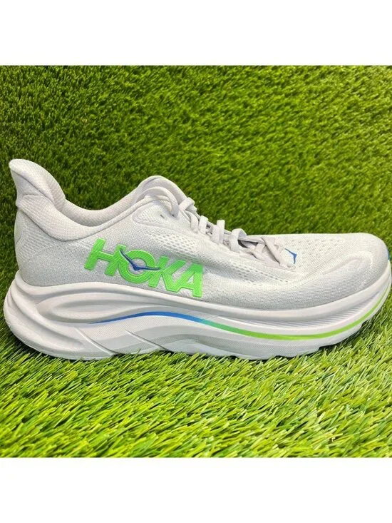 Hoka One One Clifton 10 Mens Size 10.5 Ash Gray Athletic Running Shoes Sneakers