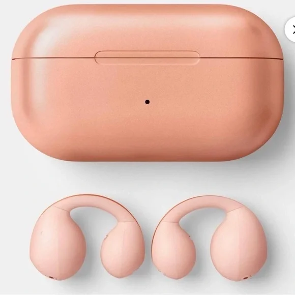 Open-Ear Jewelry Earbuds - heyday™True  Wireless USB-C, Color: Peach NIB