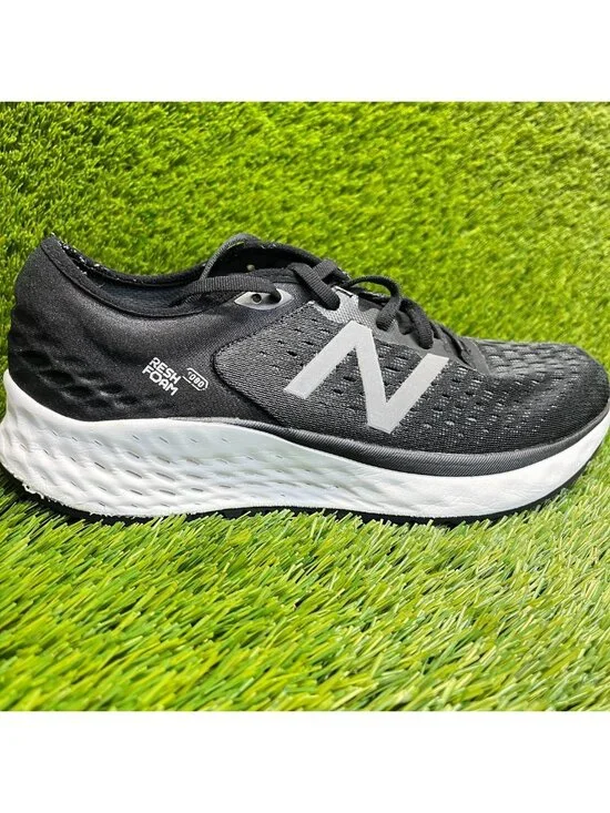 New Balance Fresh Foam 1080v9 Mens Size 8.5 Black Gray Running Shoes Sneakers