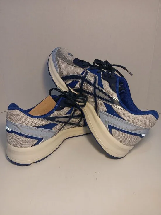 Asics Jog 100S Cloud Grey/ Independence Blue Mens Size 11 Athletic Shoes