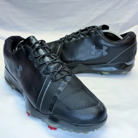 Under Armour UA Spieth One Golf Shoes Mens Sz 11.5 Black‎ 3021204