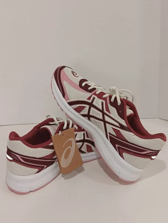 ASICS JOG 100S Cream Port Royal Unisex Men 11 / Women 12.5 1203A741-103 New