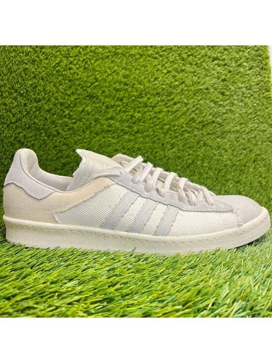 Adidas Campus Highsnobiety Mens Size 13 Off White Gray Athletic Shoes Sneakers