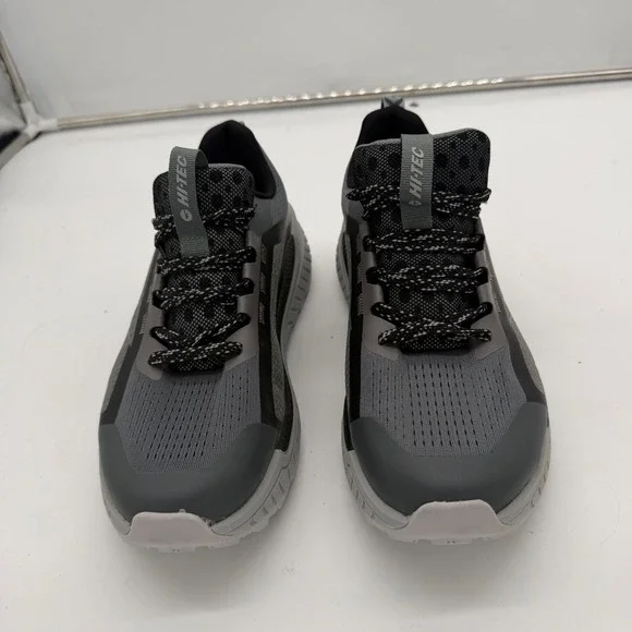 Hi-Tec Mens Trail Hiking Shoes Grey Black CH80450M-VXS Low Top Sneakers Size 10