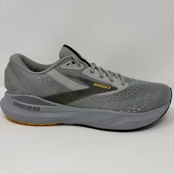 Brooks Adrenaline GTS 24 Men's Size 10.5 Wide Grey Running Shoes (1104372E084)
