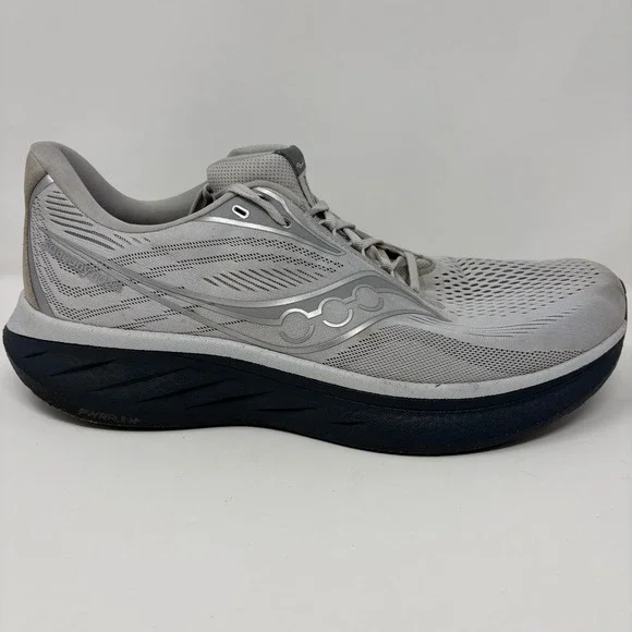 Saucony Ride 18 Men's Size 13 Grey Black Running Shoes (S21000-103)