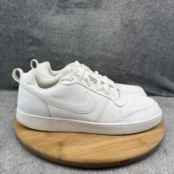 Nike Shoes Mens Size 12 White Leather Low Top Casual Walking Sneakers 838937-111