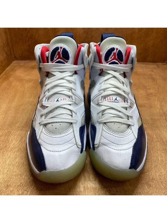 Jordan Jumpman Two Trey 23 Shoes Mens Sz 8.5 Red White Blue Sneakers DO1925-102