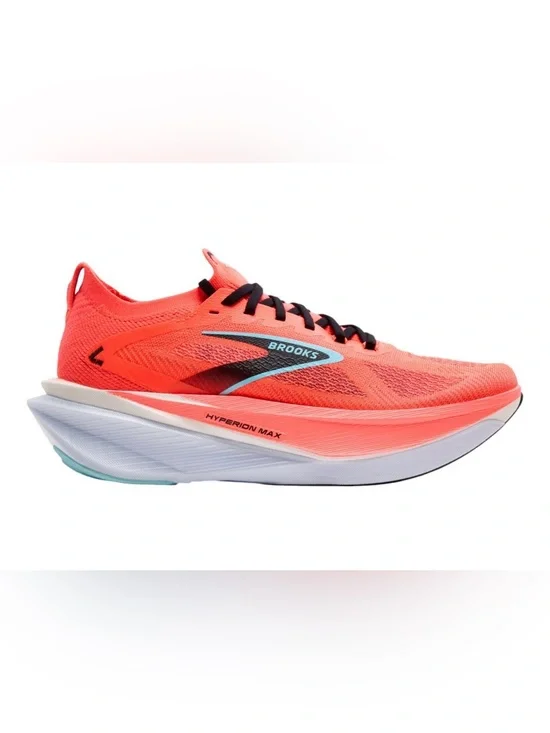Brooks Hyperion Max Coral/Black/Light Blue Running Shoes