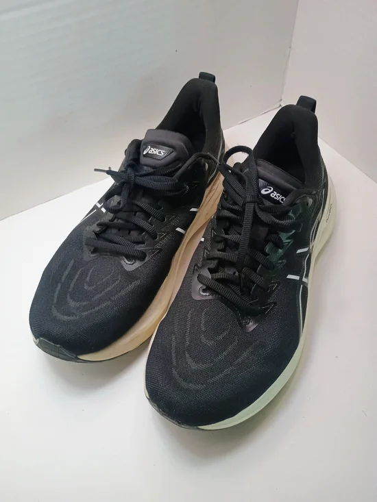 Asics Mens 1012B665 Black Running Shoes Sneakers Size 11