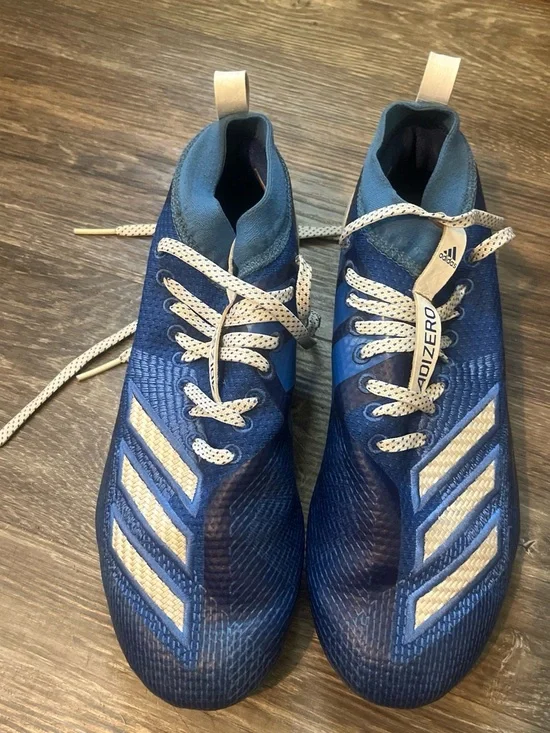adidas Blue and White Adizero football Cleats