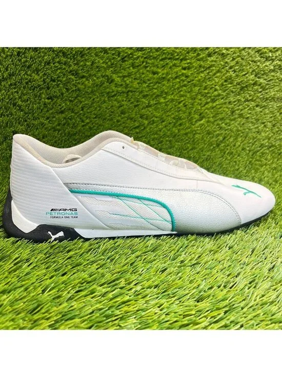 Puma Mercedes AMG Petronas R-Cat Mens Size 14 White Athletic Shoes Sneakers